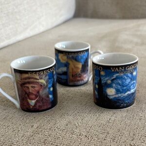 Gogh Gear - Van Gogh Vodkas Espresso Cups Set‎ of 3